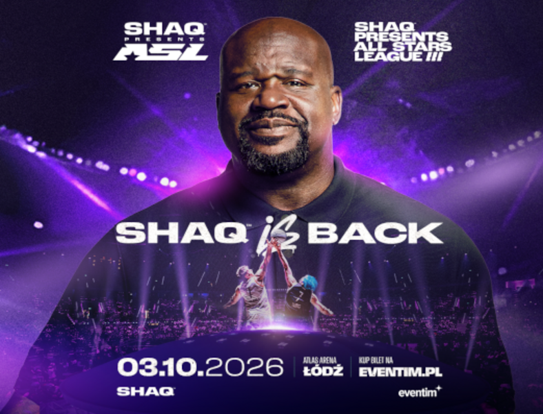Shaquille O’Neal przyjeżdża do Polski!