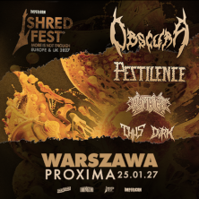 SHRED FEST: OBSCURA + Pestilence, Cryptic Shift, Thus, Dvrk