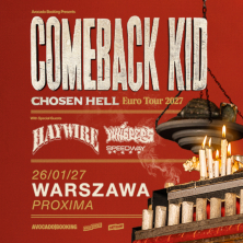 COMEBACK KID -CHOSEN HELL EURO TOUR 2027