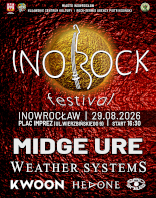 INO-ROCK FESTIVAL 2026: Midge Ure,Weather Systems, Kwoon, Hedone