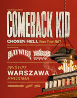 COMEBACK KID -CHOSEN HELL EURO TOUR 2027