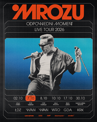 Mrozu &ndash; Odpowiedni moment tour 2026